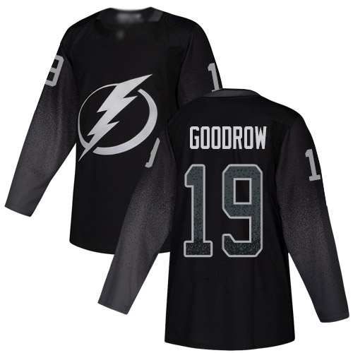 Adidas Tampa Bay Lightning #19 Barclay Goodrow Black Alternate Authentic Youth Stitched NHL Jersey->youth nhl jersey->Youth Jersey